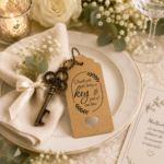 Deschizator de sticle decorativ stil cheie, finisaj metalic - imagine 3