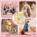 Desfacator de sticle 18 ani auriu – suvenir petrecere majorat, cadou invitati - imagine 2