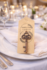 Deschizator de sticle decorativ stil cheie, finisaj metalic