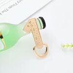 Marturie 1 an – desfacator de sticle cifra 1, cadou aniversare copil cutie roz - imagine 4